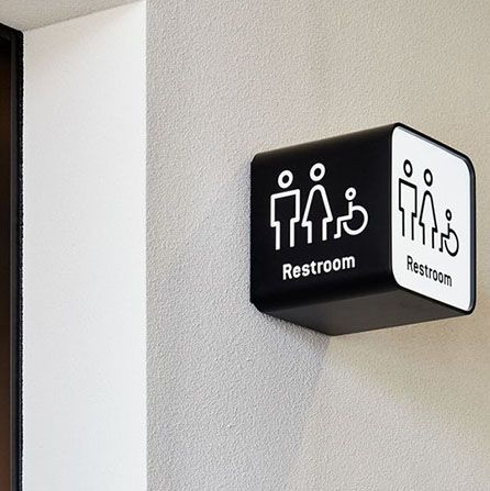 方體式標(biāo)識牌設(shè)計作品案例展示